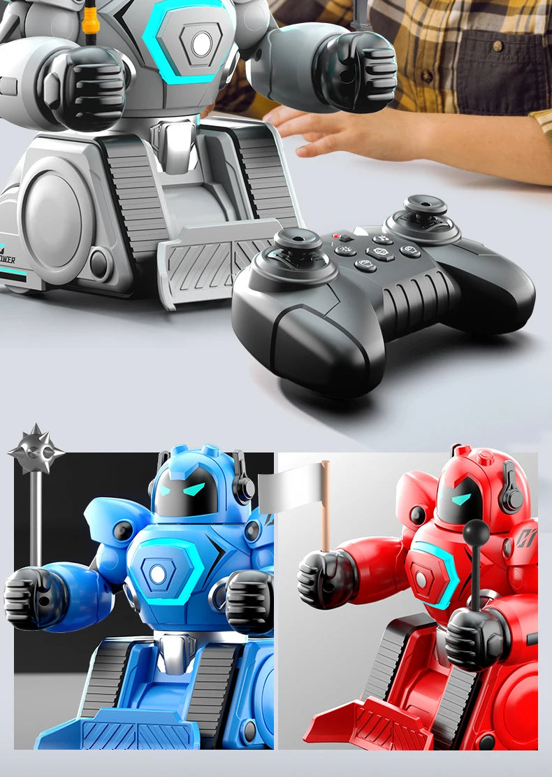 JJRC R30 parent-child interactive remote control football fighting robot double boxing remote control boy DIY children's toy