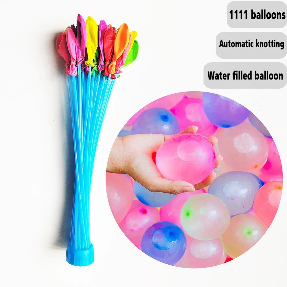 555/1111pcs Fast Water Filling Balloon Summer Entertainment Children's Beach Toys Water Bomb Festivals Party Water Balloon