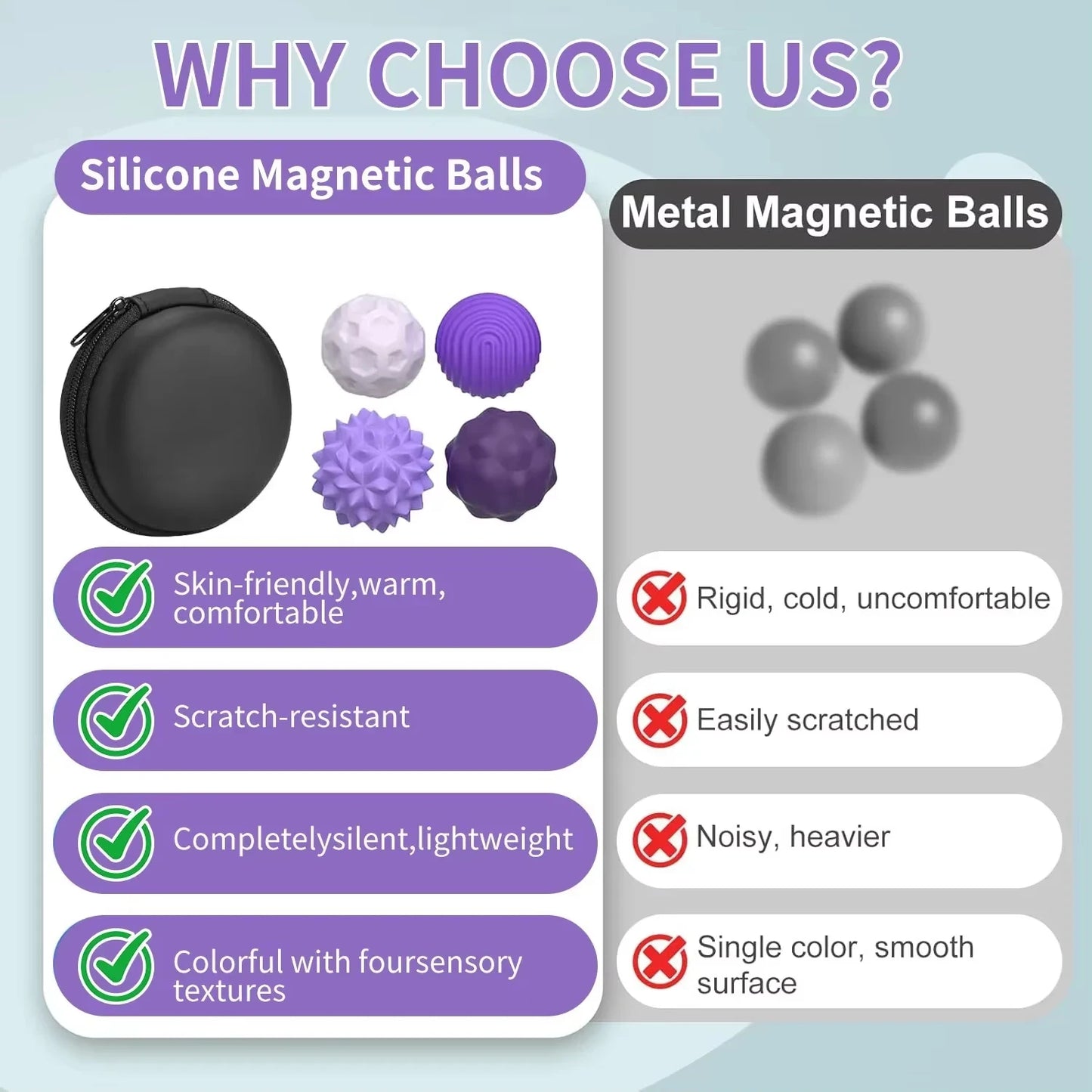 4/8pcs Magnetic Toy EDC Anti Stress Relief Toys Fidgeting Antistress Anxiety Sensory Toy Magnet balls for Adult Kids Autism ADHD