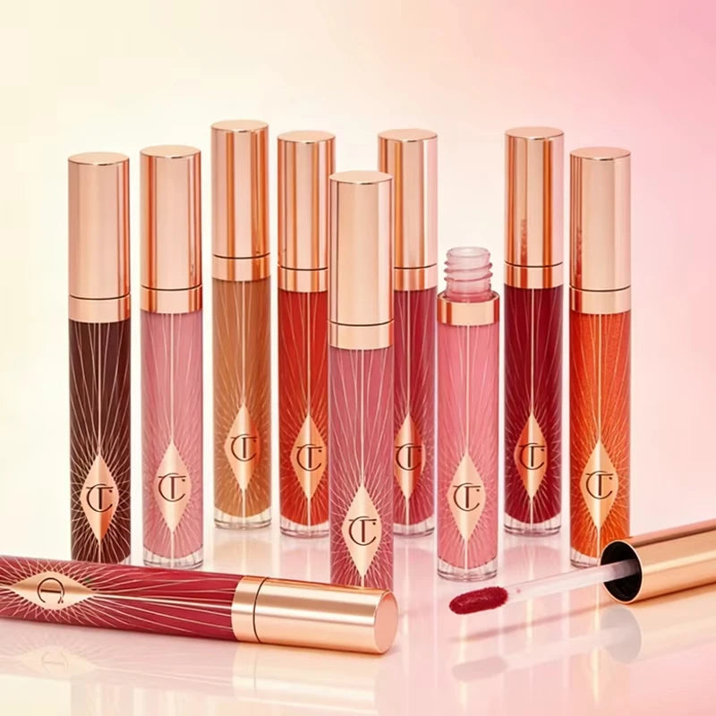 Charlotte Tilbury Unreal Lips Healthy Glow Nectar Oil Collagen Lip Bath Pillow Talk Lipstick Natural Shine Cosmetics Makeup Gift