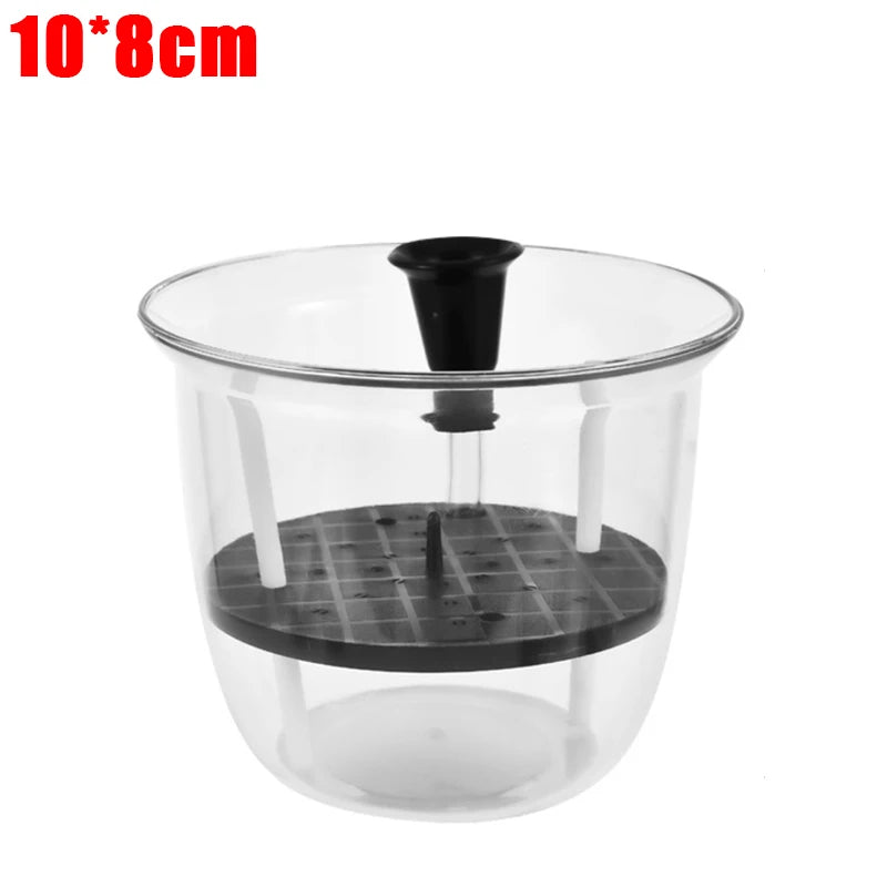 Plastic Plant Pots Self Watering Planter Indoor Flower Seed Nursery Pots for Orchid Violet Automatic Water Absorbing Garden Pot