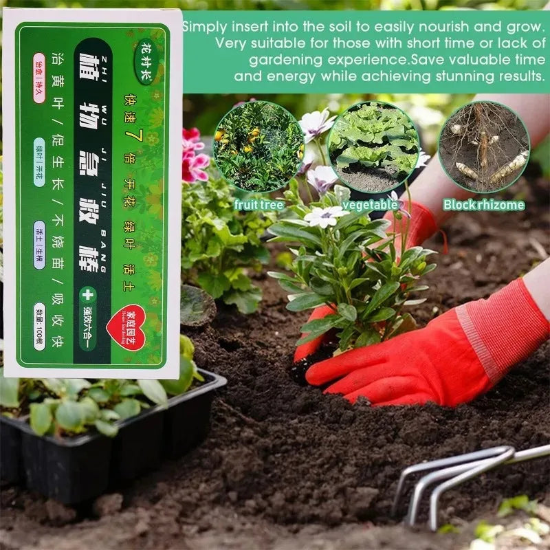 Plant Slow-release Sticks Nutrient Stick Universal Indoor Potted Flower Pot Plants Fertilizer Bars Enhancer Garden Accessories