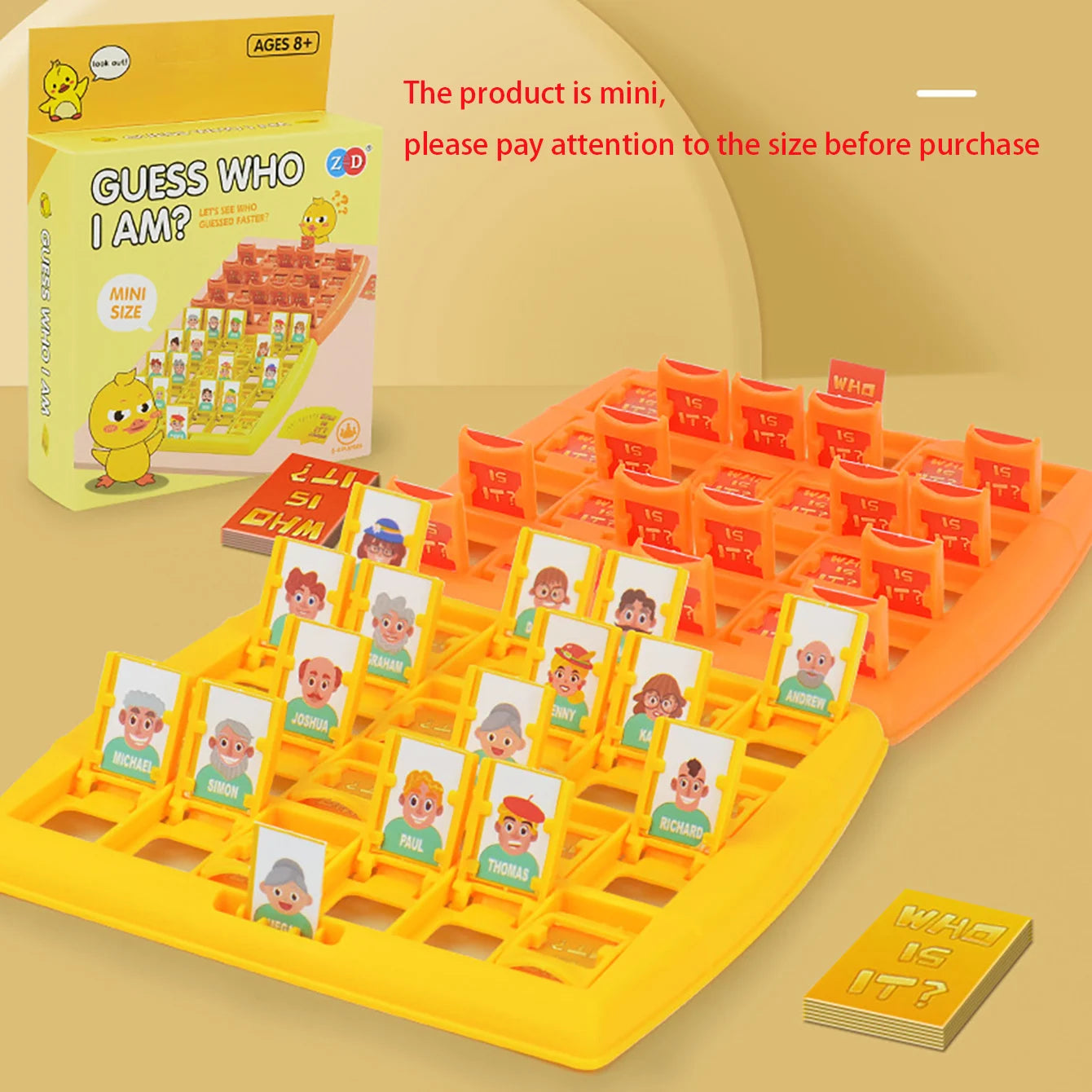 Family Guessing Board Game Who Am I Classic Toys Memory Training Parent Child Leisure Time Party Puzzle Games For Kids