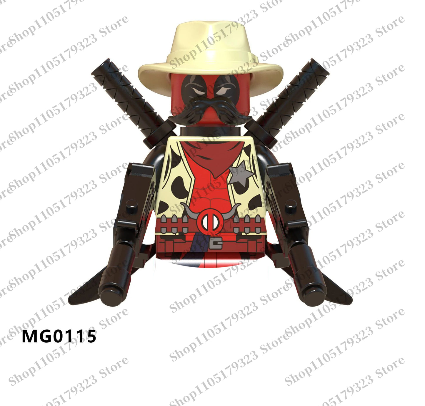 Marvel block toys Spider-Man Deadpool children's mini building blocks holiday gift brick toys