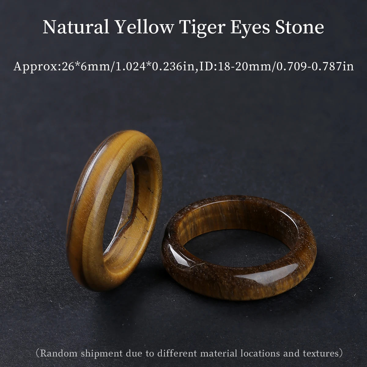 1 Pc Natural Crystal Stone Band Rings Amethyst Agate Obsidian Finger Solid Ring Women Men Minimalist Energy Healing Jewelry Gift
