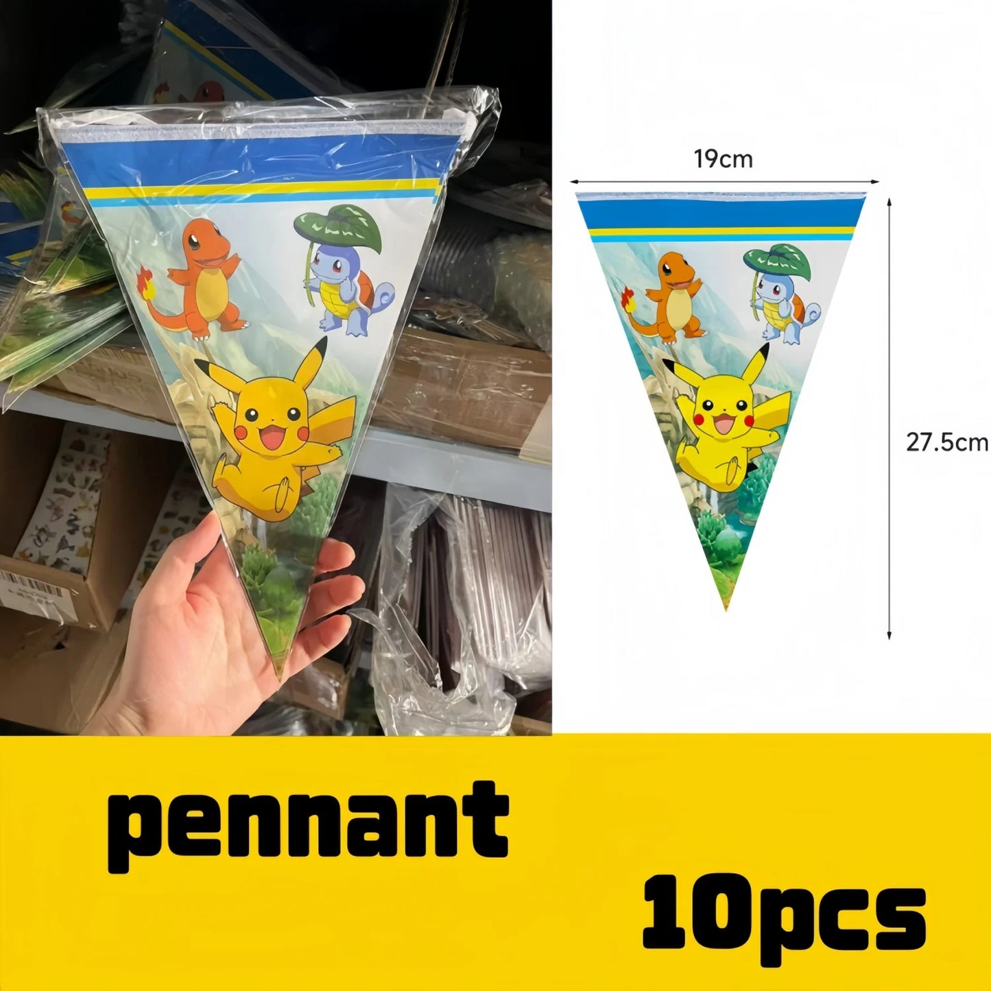 Decoration Pokemon Birthday Party Hats Pikachu Disposable Tableware Tablecloth Cup Plate Napkin Baby Shower Party Favors Pokemon