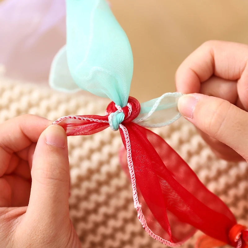 Montessori cloths Toys Magic Cotton Animal Tissue Box Kids Finger Exercise Cloth Busy Box Toys Baby Educational Activity Sensory