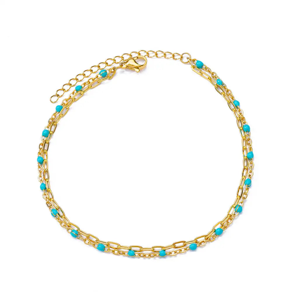 Elegant Zircon Flowers Bracelet For Women Girls Charm Gold Color Stainless Steel Plant Bracelets Luxury Designer Jewelry Gifts