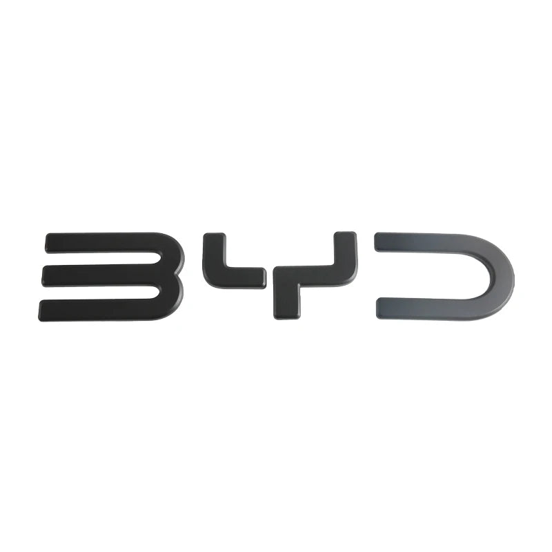 Front Back Badge Letter Logo 3D Cover Sticker Black For BYD Shark 6 Decorative Car Sticker for Shark 6 Pickup Car Accessories
