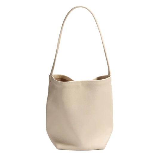 MENDY Bucket Bag Large Women's Bag Tote Bag Shoulder Bag Luxury Designer Genuine Leather Handbag Japanese Popular Bag Soft Row