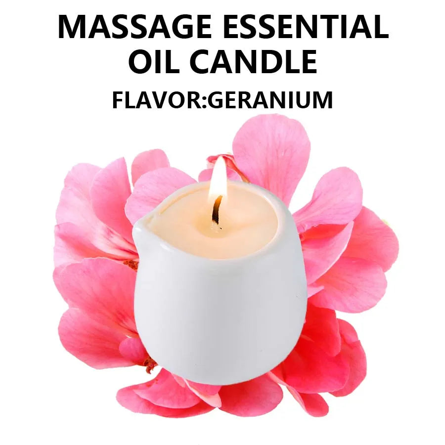 1PC Massage Oil Candles，luxury aromatherapy candles，for Stress Relief and SkinMoisturizing, SM Product Scented Candle Body Oil