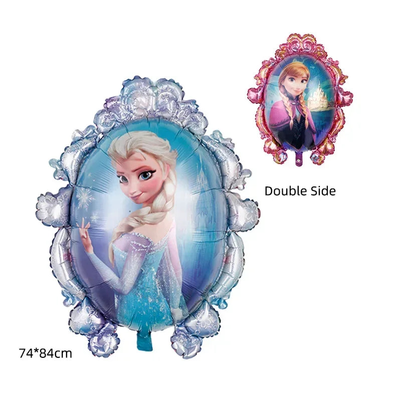 1pcs Princess Frozen Balloon Cartoon Elsa Anna Olaf Foil Balloon for Children's Birthday Party Baby Shower Decoration