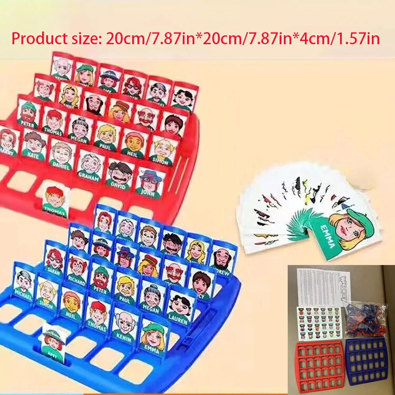 Family Guessing Board Game Who Am I Classic Toys Memory Training Parent Child Leisure Time Party Puzzle Games For Kids