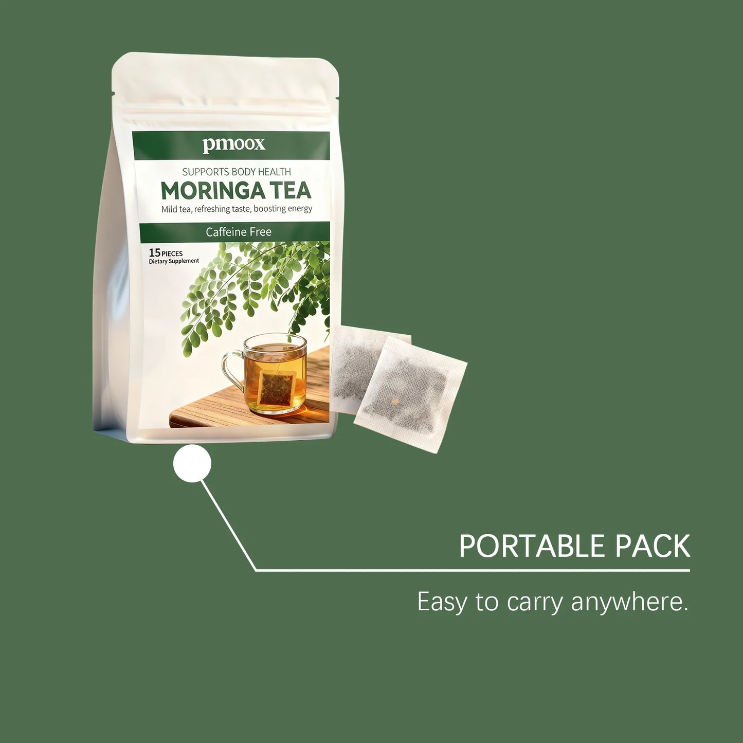 Moringa Extract Tea Plant Ingredients Individually Packaged Cross-Border Exclusive Direct Factory Sale Support OEM Customization
