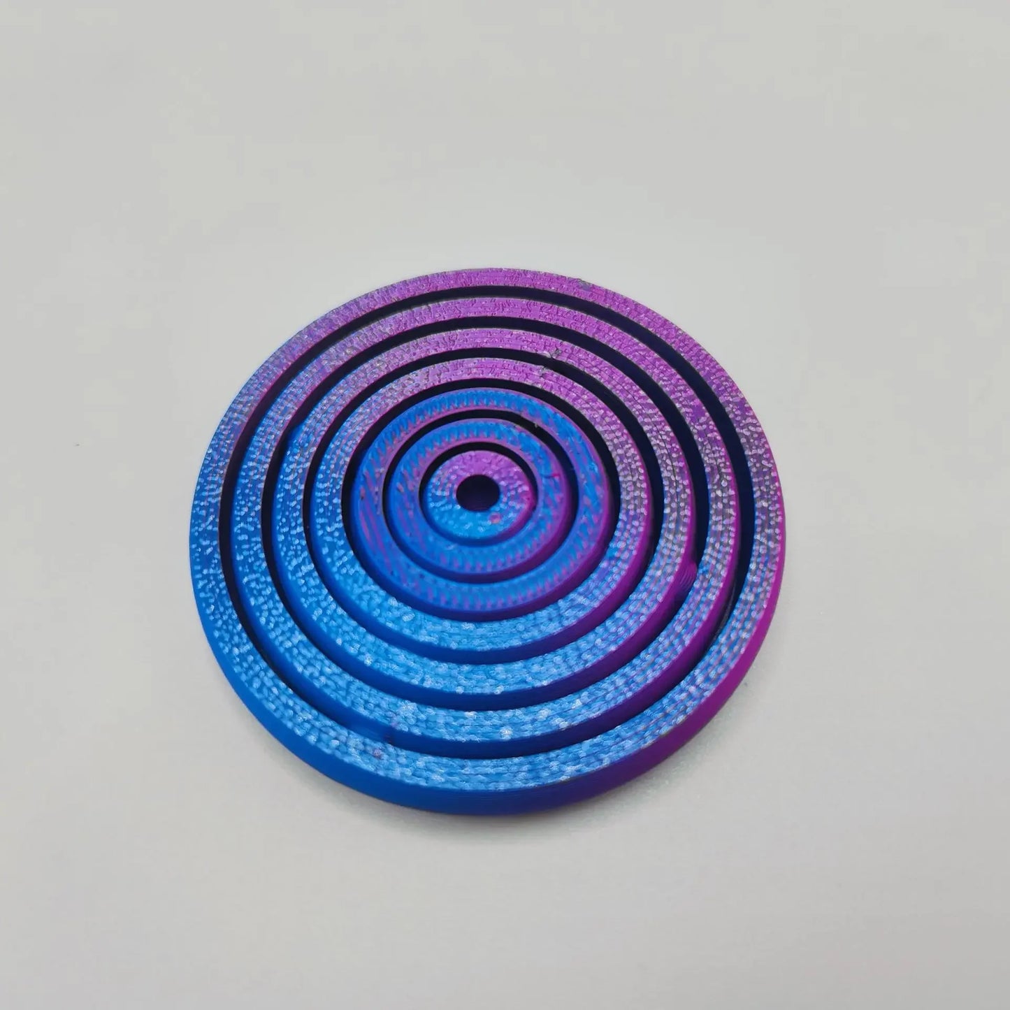 3D Printed 7-Ring Fidget Spinner Universal Gyro Gravity Rotating Anxiety Relief Office Decompression Sensory Toy for Party Gifts