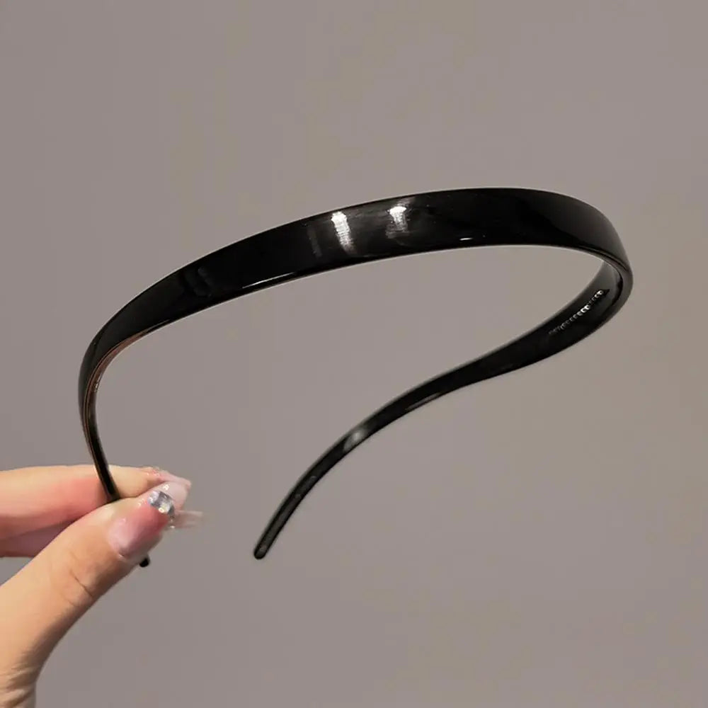 New Trendy Sunglasses Frame Shape Acrylic Hairbands For Women Toothed Headband Anti-slip Hair Hoop Fashion Hair Accessories