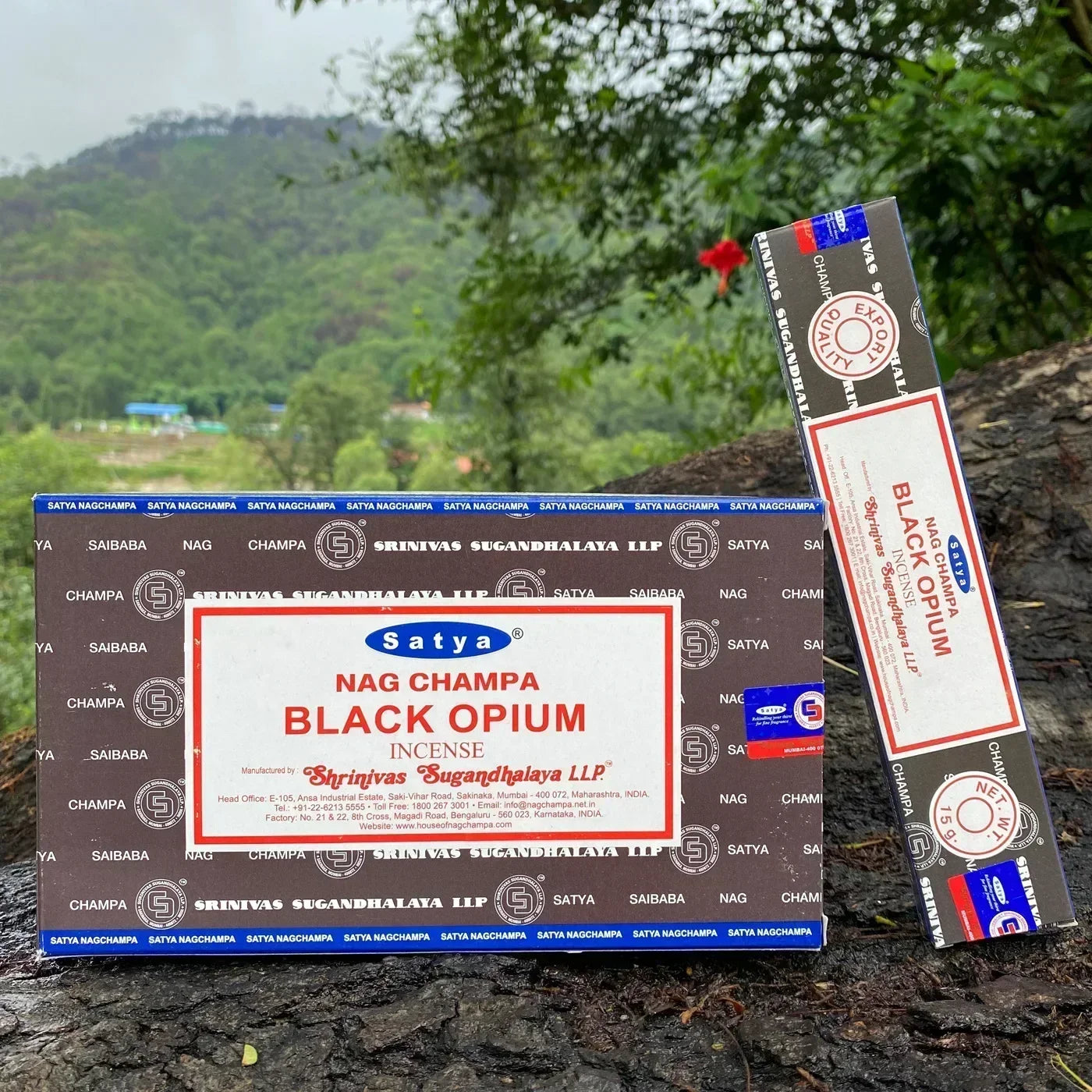 5BOX NAG Champa Incienso Satya Incense Collection Satya Handmade Sticks with Flavors Refreshing Medicinal Aromas Home Fragrances
