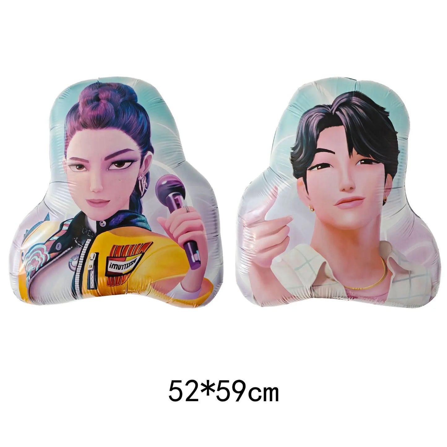 Cartoon Girl Hunters Disposable Party Tableware Banners Balloons Birthday Decoration Cake Topper Insert for Baby Shower