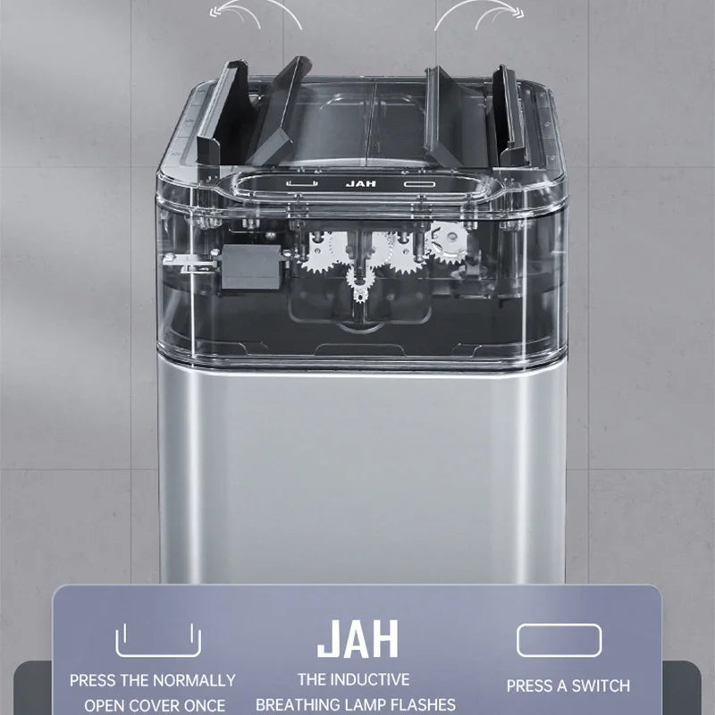 Smart Trash Can 15L 20L 30L 40L 50L 60L Stainless Steel Waste bin High Trash Cans Garbage Bin for Kitchen Trash Can Wastebasket