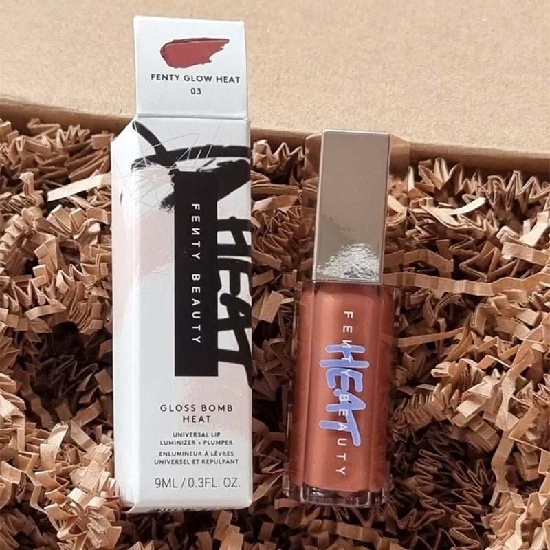 Fashion Fenty Beauty Lip Glaze Moisten Shine Glitter Lip Plumper Makeup For Beginner Liquid Lipstick Female Makeup Cosmetics