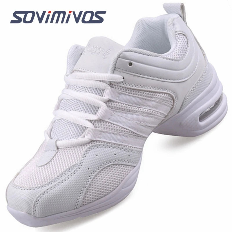 Women's Dance Shoes Soft Outsole Woman Breath Jazz Hip Hop Shoes Sports Sneakers Ladies Girl's Modern Jazz Dancing Shoes for Men