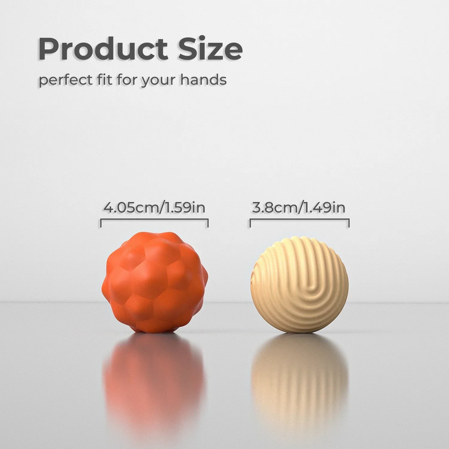 Silicone Magnetic Fidget Balls Silicone Magnets Balls Extra-Large 2PCS 40.5mm Stress Relief Sensory Toys for Autism ADHD Anxiety