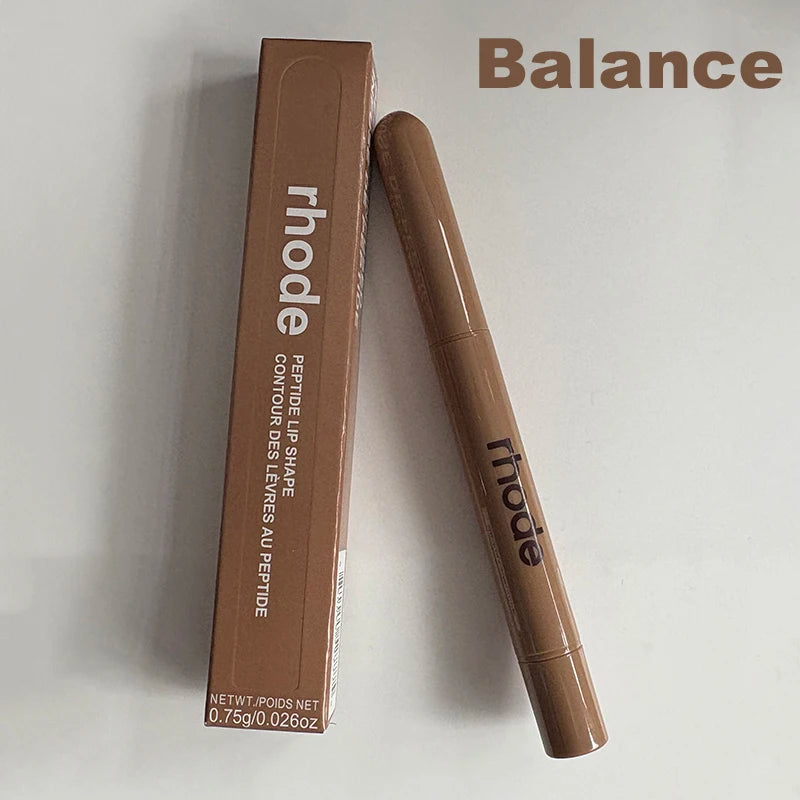 7 Color Skin Peptide Lip Shape Pen Lip Liner Long Lasting Lip Tint Pencil Pen Makeup Lipstick Powder Blusher Gloss Rouge Makeup