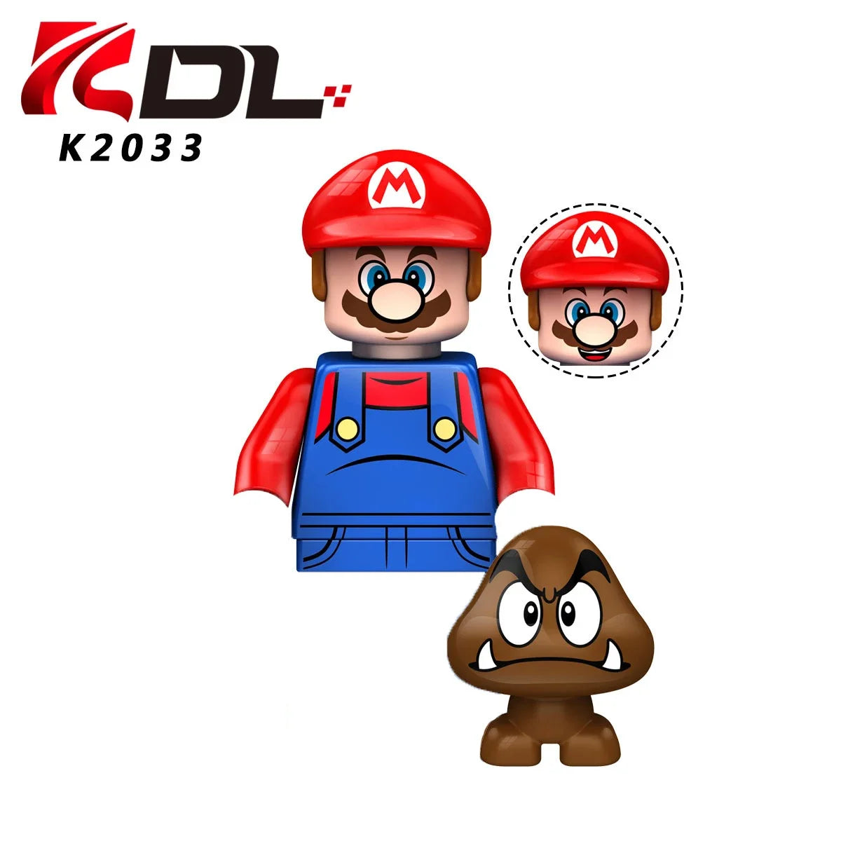 Disney building block anime cartoon characters Chip Dale Woody Donald Duck Mario mini Assembly brick figurines birthday gifts