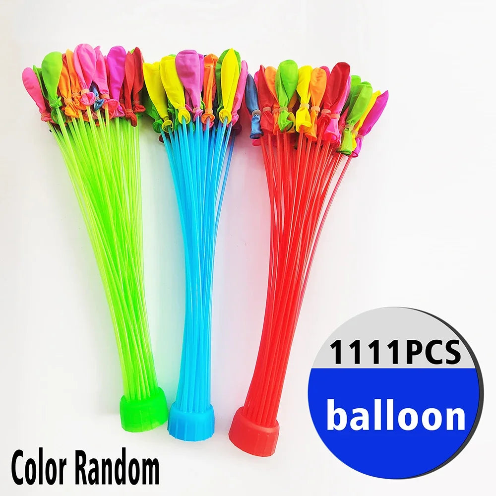 555/1111pcs Fast Water Filling Balloon Summer Entertainment Children's Beach Toys Water Bomb Festivals Party Water Balloon