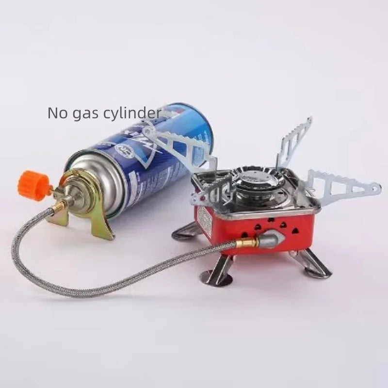 Portable Burner Camping Foldable Windproof Outdoor Gas Tank Stove for Backpacking Camping Hiking Picnic Camping Burner BBQ Grill