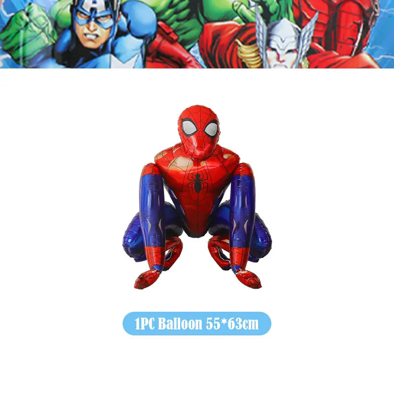 Happy Marvel Theme Avengers Birthday Decoration Set Cups Plates Tablecloth Masks Superhero Balloons Party Supplies Favors Gifts
