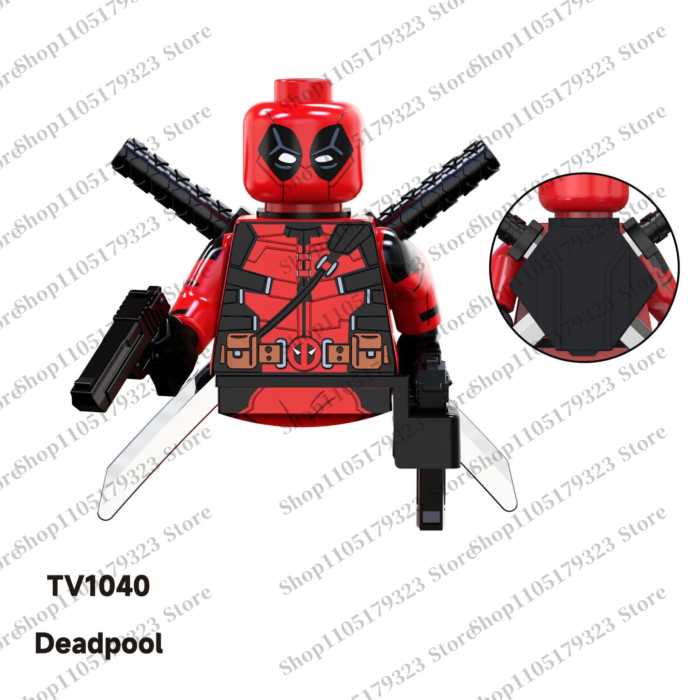 Marvel block toys Spider-Man Deadpool children's mini building blocks holiday gift brick toys