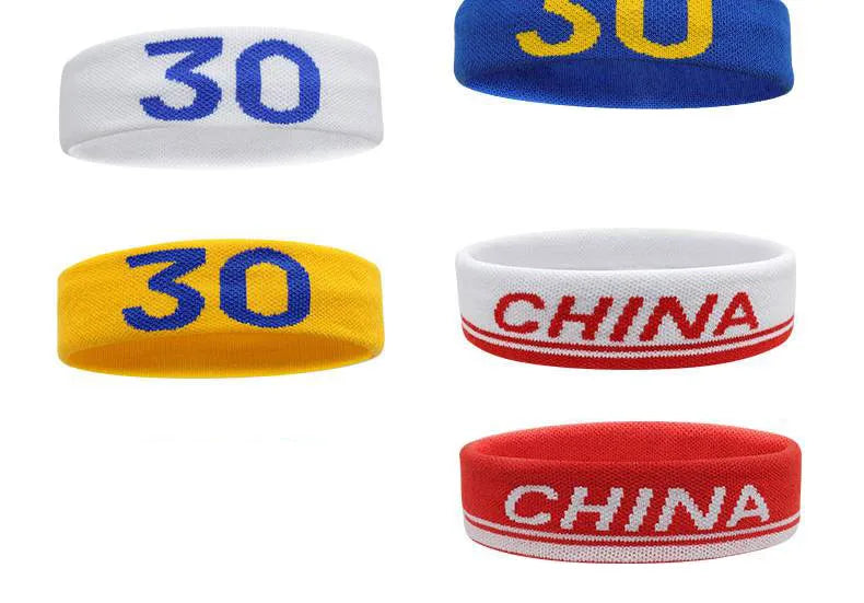 Cotton Athletic Headband Number 24 Elastic Sweatband Protection Basketball Tennis Sport Adult Kids Gym Fitness Sweat Hair Band