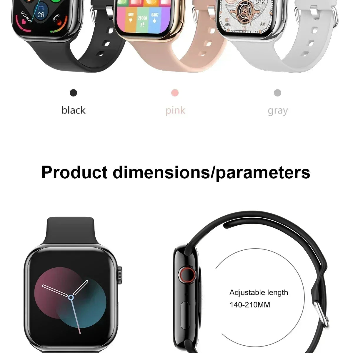 2026 New For Apple GPS Watch 10 Smart Watch Men HD AMOLED Memory Music 3D Surround Bluetooth Call Waterproof Smartwatch Woman