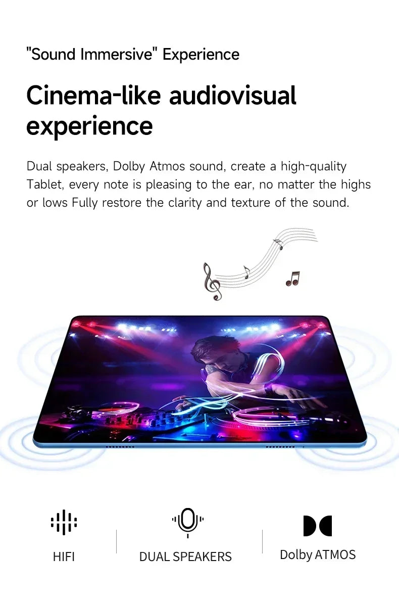 2025 New Original Global Edition Tablet Android 14 iPad Air Pro 22GB+2TB Snapdragon 888 Tablet 5G Dual SlM Card WIFI HD 4K MiTab