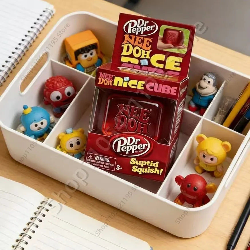 Needoh Nice Cube Sensory Fidget Cube Stress Relief Squishy Cube Anti-Anxiety Squeeze Object for Focus ADHD Population