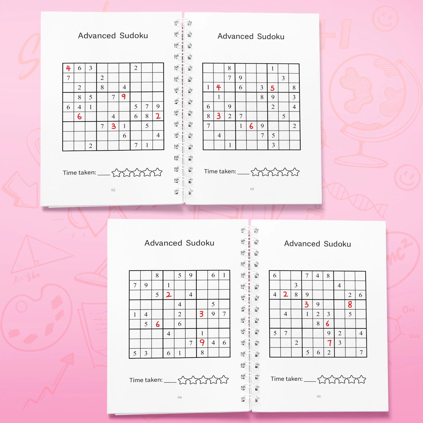 Sudoku for Kids Ages 3-6,6-9,9-12,12+ – Fun Logic Puzzle Workbook Set to Build Focus & Brain Skills
