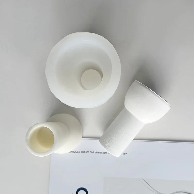 3D Candle Silicone Molds DIY Long Twisted Spiral Taper Candle Making Mold Tools Moldes De Silicona Para Velas форма для свечей