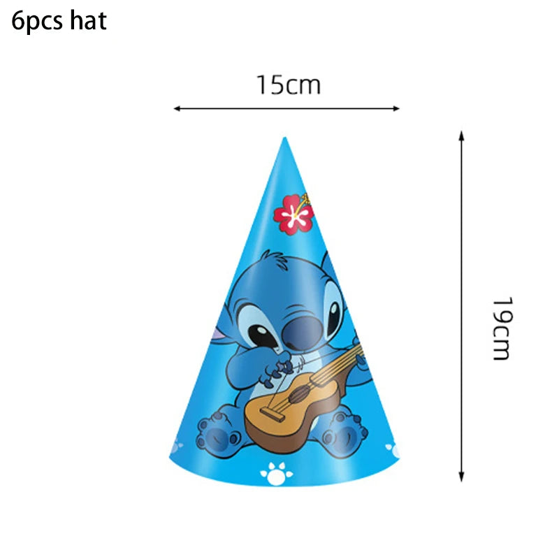 Disney Stilt themed party disposable cutlery paper cup paper plate table bra flag children's birthday party decoration set