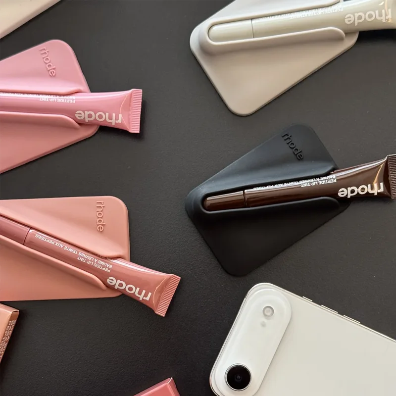 Rhode Magnetic SNAP-ON LIP CASE Phone Case with Box for IPhone 15 16 14 13 12 11 Pro Max 17 Air Lip Gloss Holder Soft Silicone