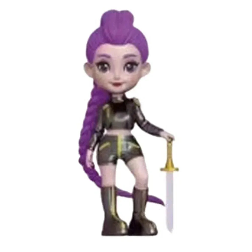2025 Hot Anime KPop Devil Hunter Doll Vinyl Toy Rumi Mira Zoi Character Vinyl Mask Blind Box Ornament Toy