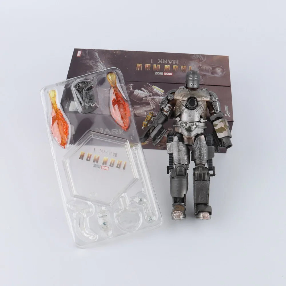 ZD Toys Iron Man Action Figure Joint Movable MK1 MK3 MK6 MK7 MK42 MK45 MK50 MK85 MK17 MK33 MK39 Adult Collection Figure Gift