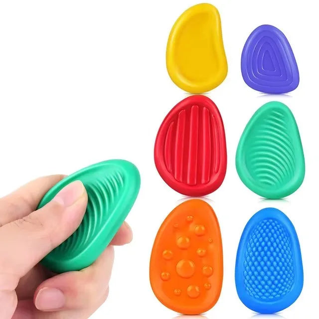 2026New adult Fidget toys, sensory silicone stones, autism, children, sedatives, stress relieving toys, Christmas