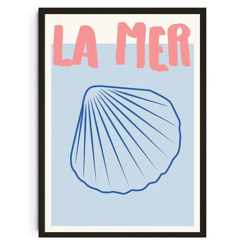 Seashells Meet Me At The Beach Poster Summer Sea Bikini Coastal Quotes Canvas Painting Trendy Wall Art Room Home Decor
