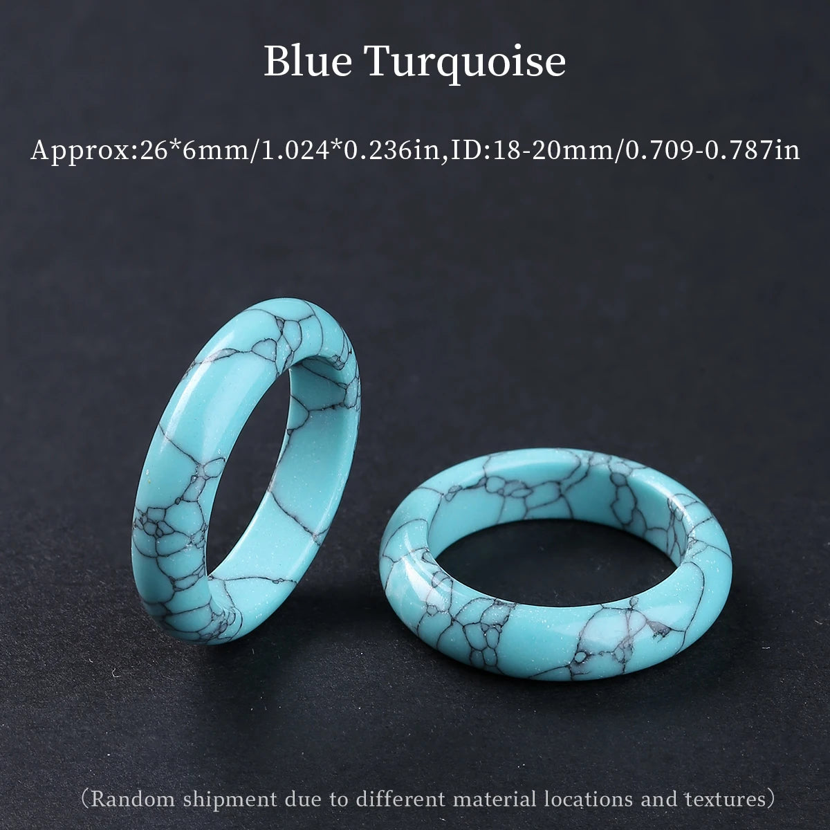 1 Pc Natural Crystal Stone Band Rings Amethyst Agate Obsidian Finger Solid Ring Women Men Minimalist Energy Healing Jewelry Gift