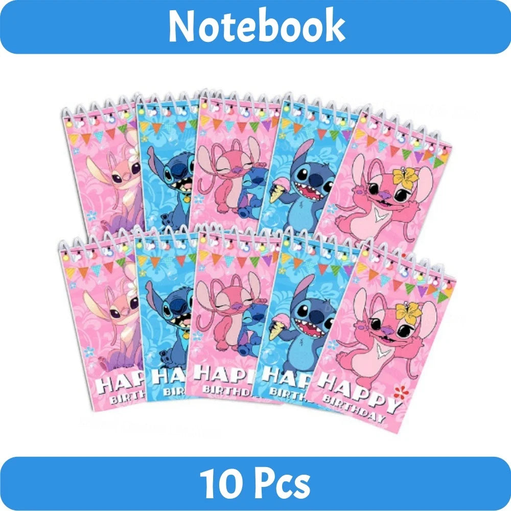 Stitch Birthday Decoration Lilo and Stitch Theme Tablecloth Paper Cup Plate Balloons Baby Shower Supplies Kids Favor