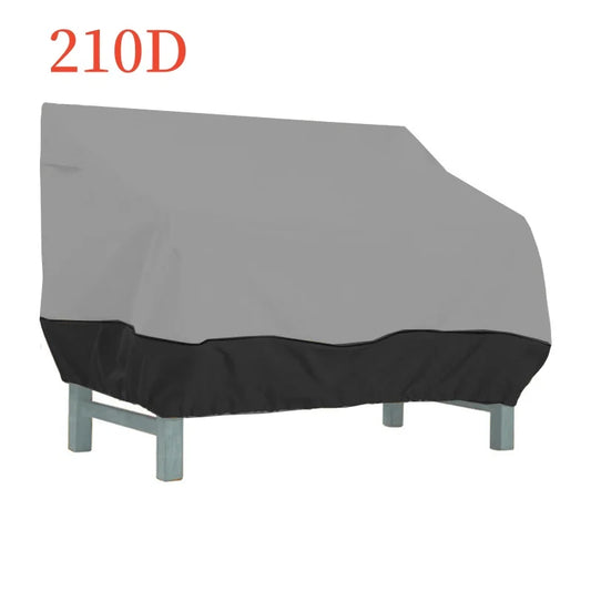 210D Multi Person Gray Outdoor Sofa Chair Cover,Garden,Courtyard,Sunscreen,Windproof,Rainproof,Snow Proof,Furniture Dust Cover