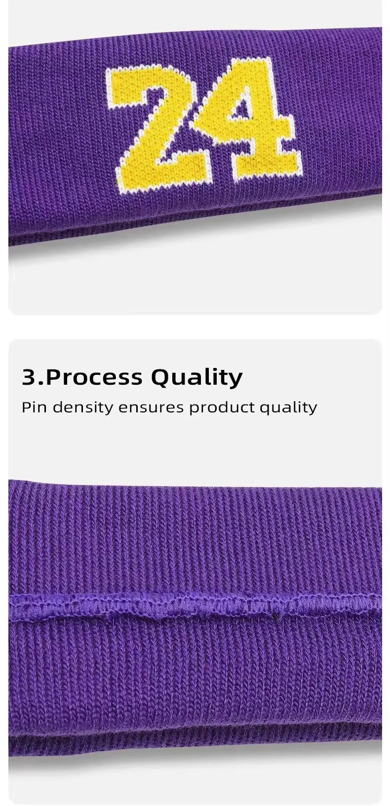 Cotton Athletic Headband Number 24 Elastic Sweatband Protection Basketball Tennis Sport Adult Kids Gym Fitness Sweat Hair Band