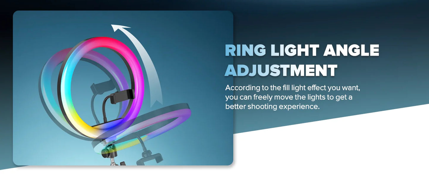360 Photo Booth Automatic Rotating Photo Booth Machine Ring Light for Party Wedding Rental with RGB Light & Flight Case