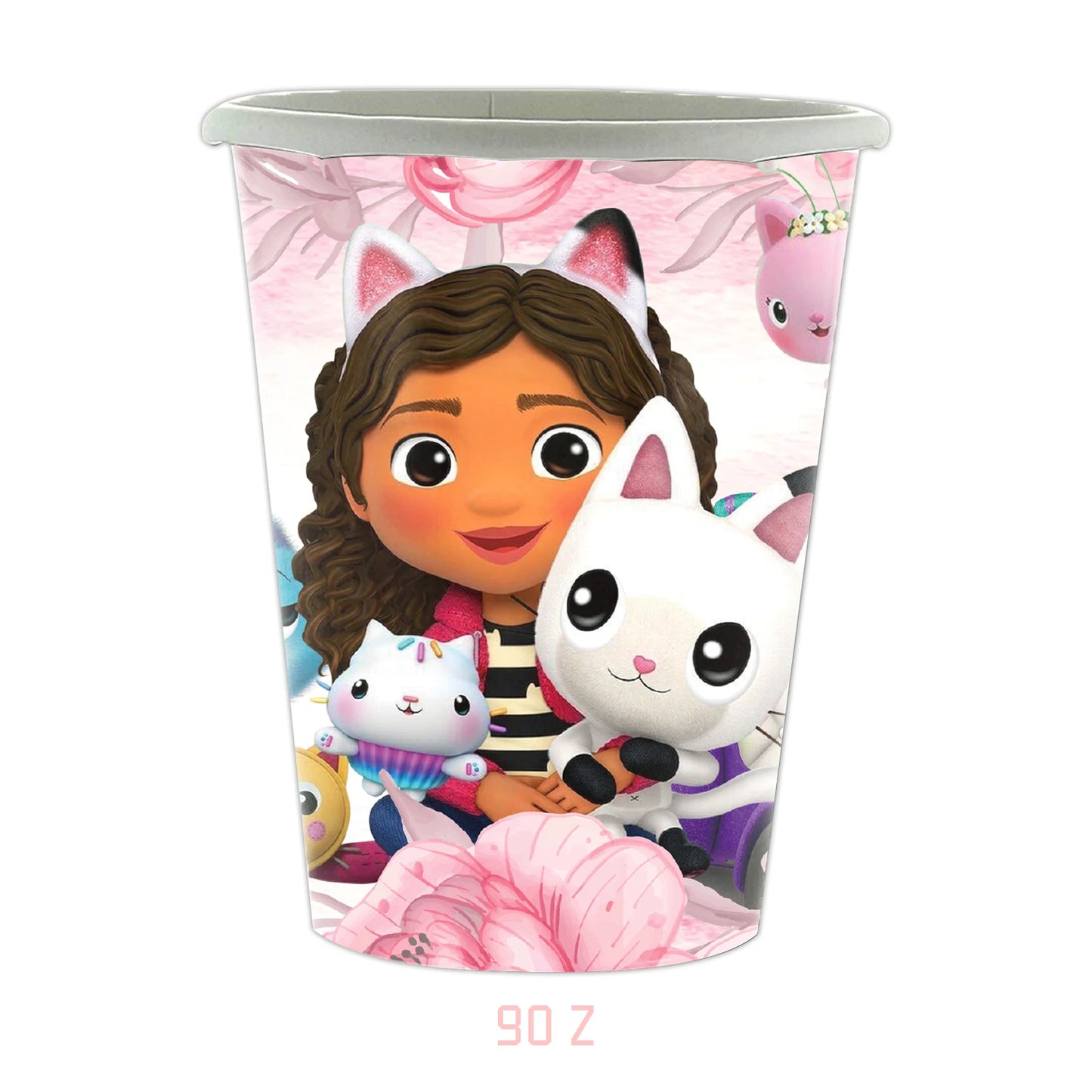 Disney Gabby Dollhouse Birthday Party Decoration Balloon Napkins Children's Disposable Tableware Theme Party Supplies Kids Gifts